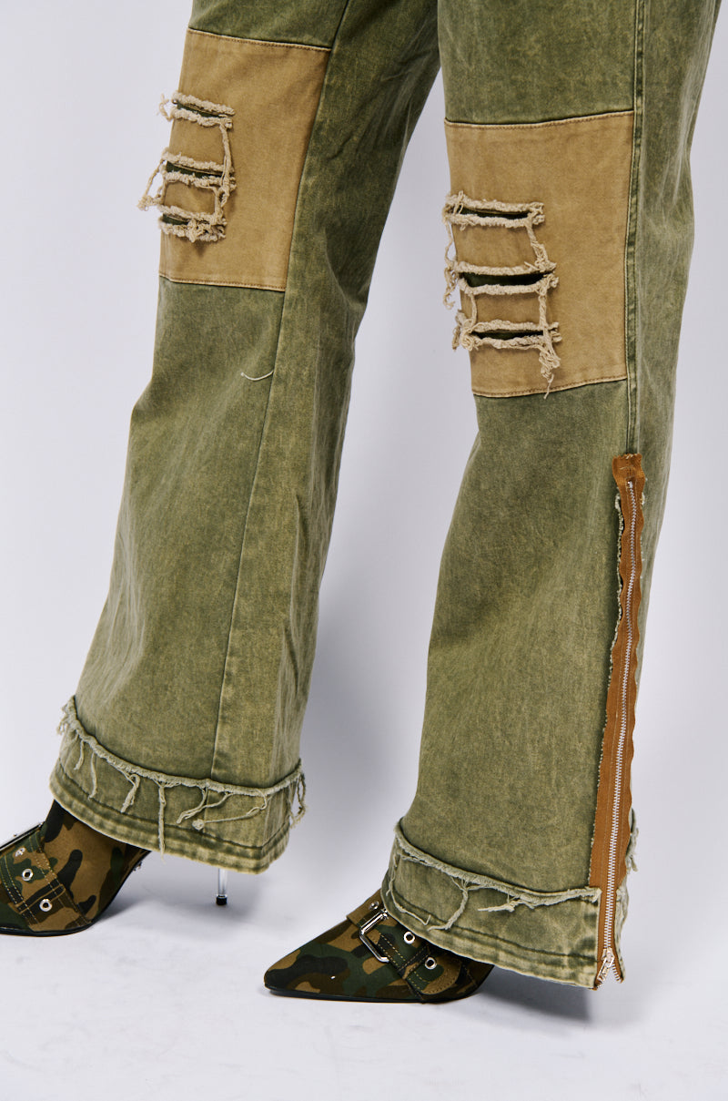 KILL THE LIGHTS FLARE DENIM PANT