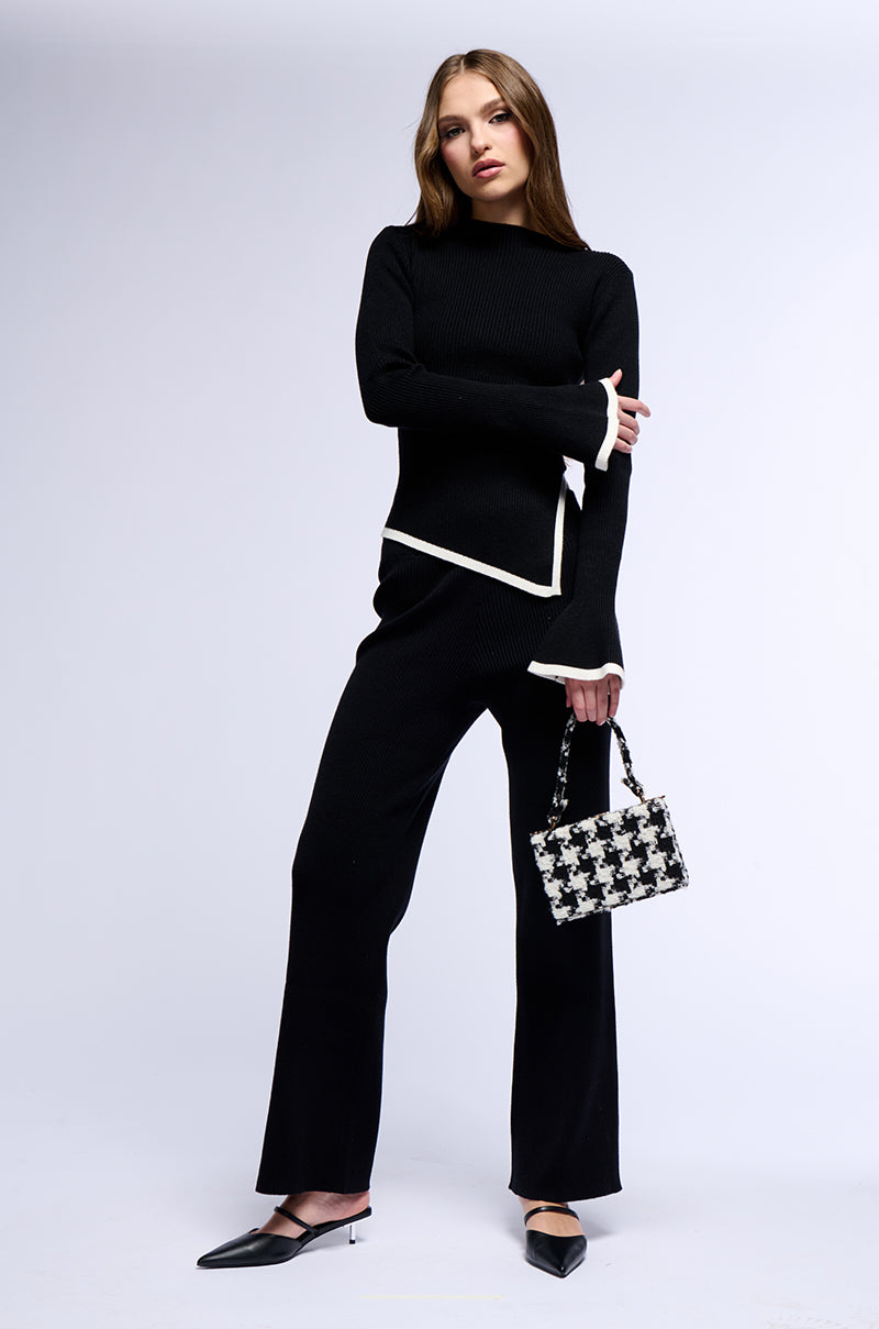 KNIT GIRL WIDE LEG PANT