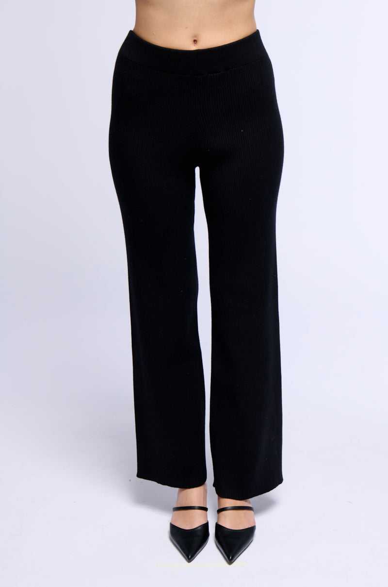 KNIT GIRL WIDE LEG PANT
