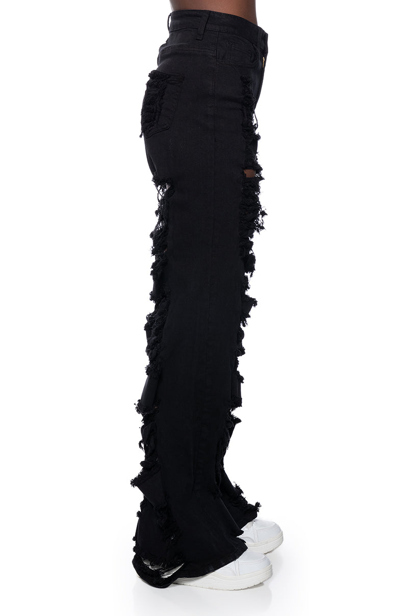 LANA HIGH RISE SUPER DISTRESSED JEANS