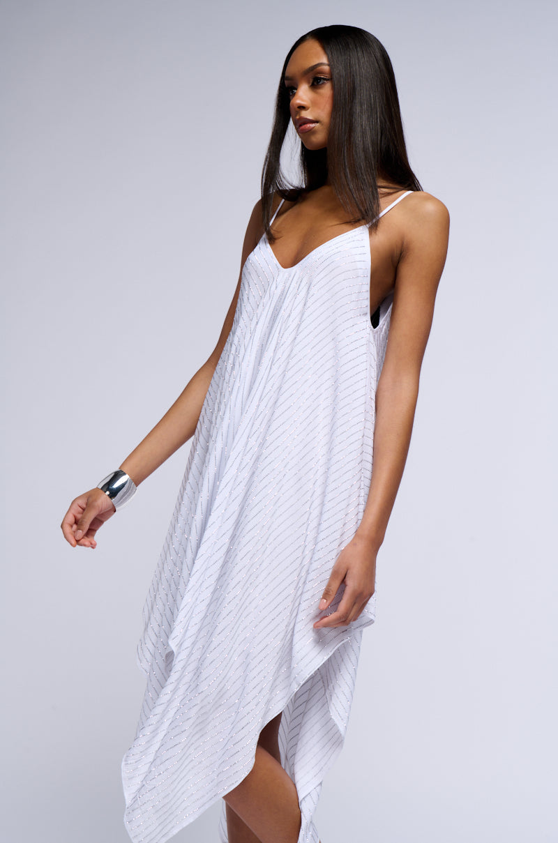 LETS GO TO THE BEACH RHINESTONE COVER UP