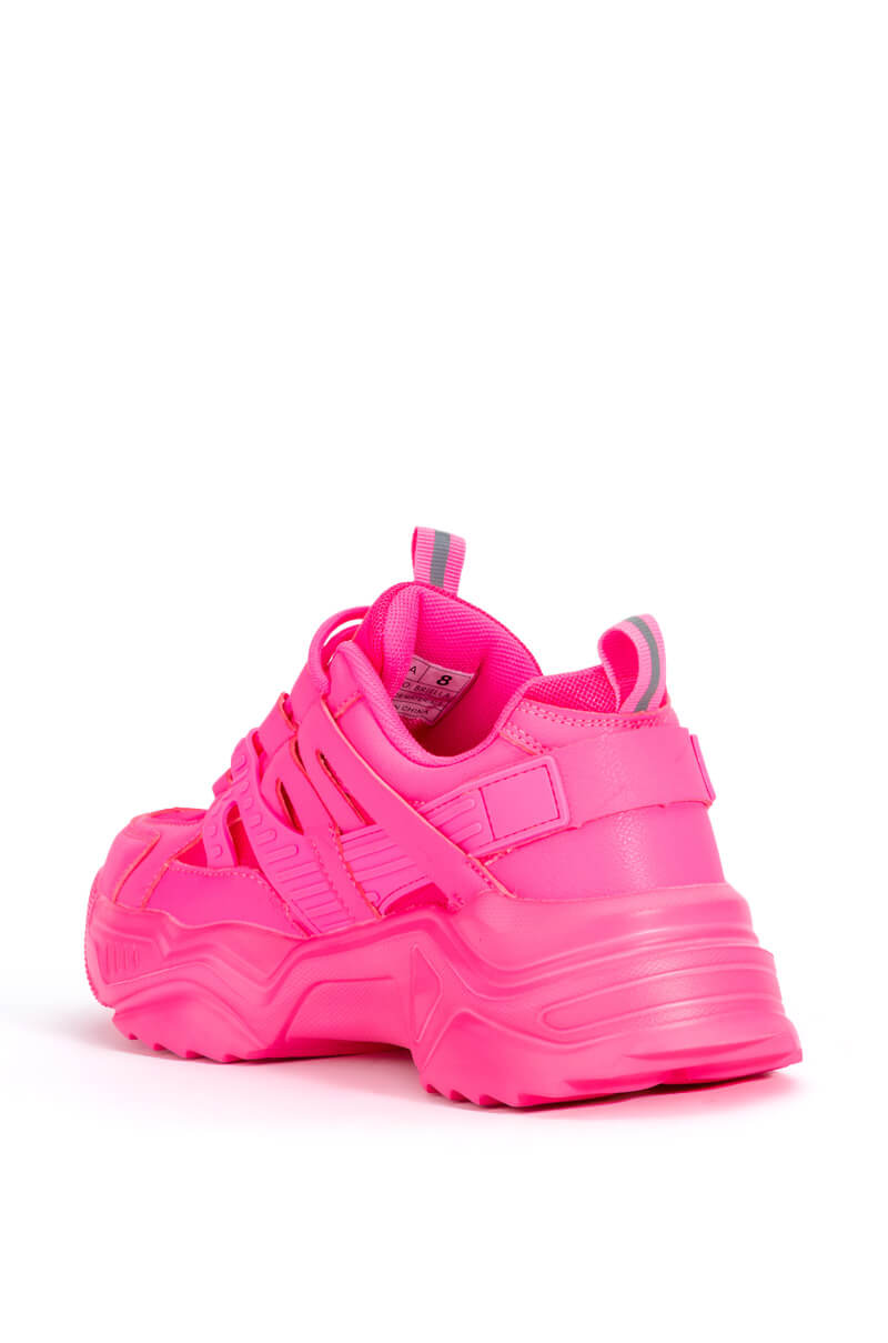 BRIELLA CHUNKY SNEAKER IN PINK