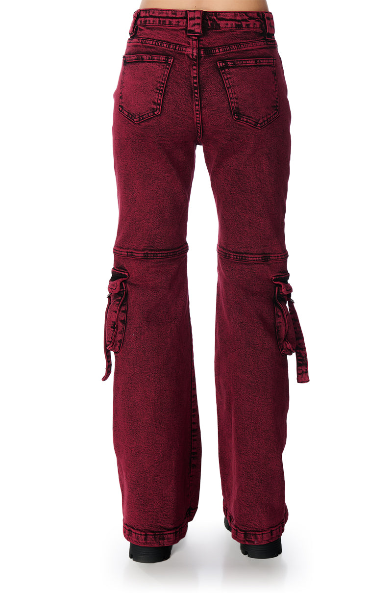 LOVE IS IN THE AIR FLARE JEANS