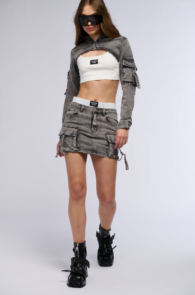 MARLEY CARGO MINI SKIRT
