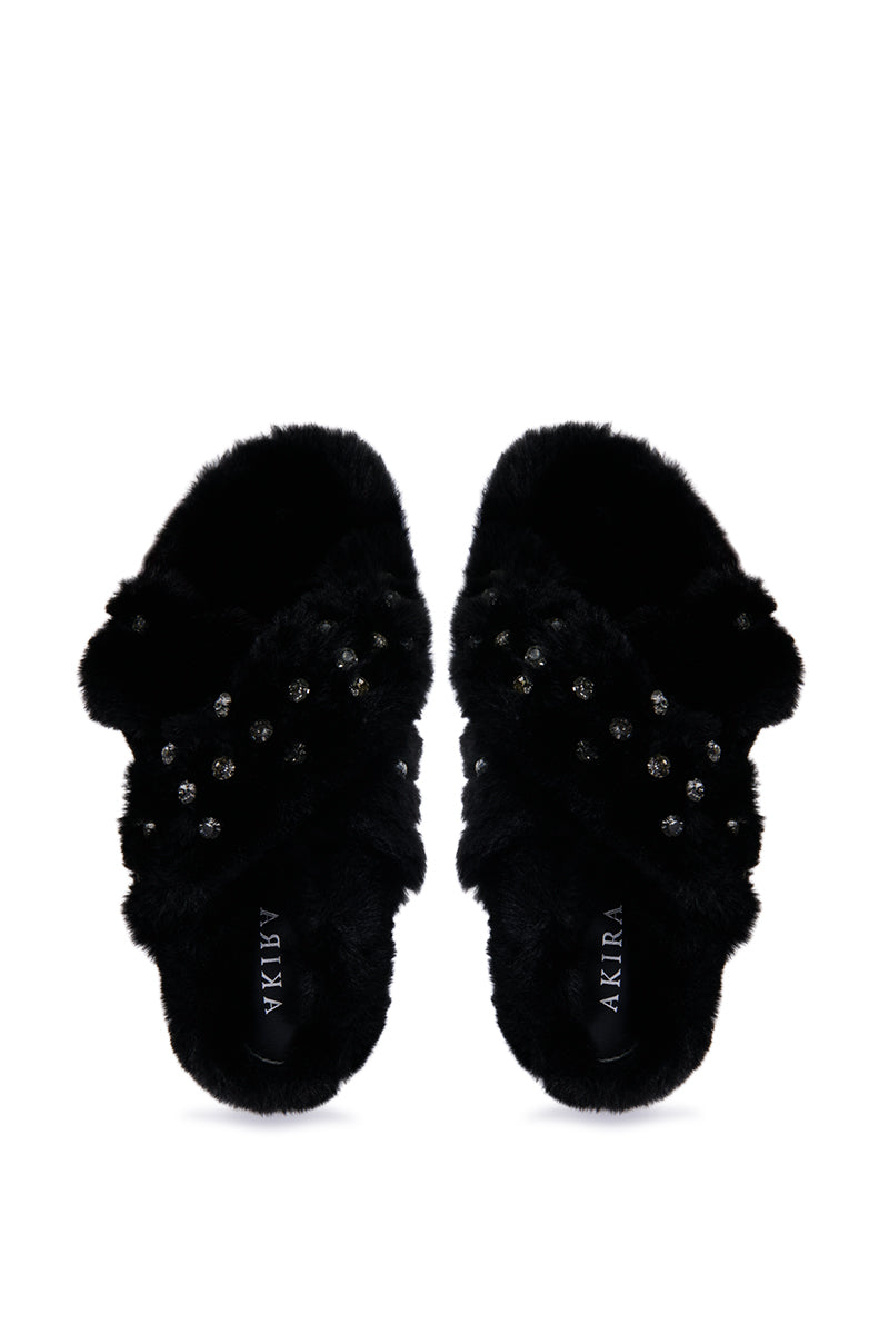 AZALEA WANG MELONIE BLACK SANDAL