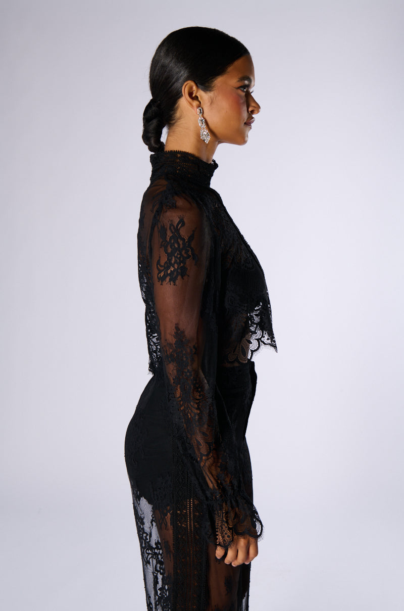 MISS ME YET LACE BLOUSE