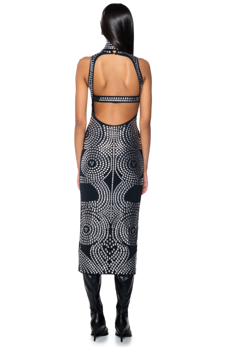 ILLUSION CUT OUT MAXI DRESS