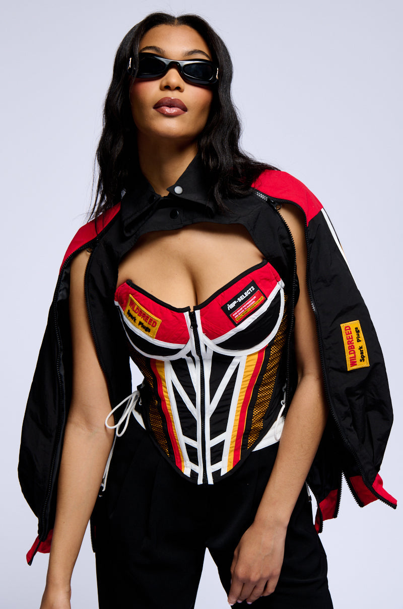 NEED FOR SPEED ZIP BOLERO JACKET