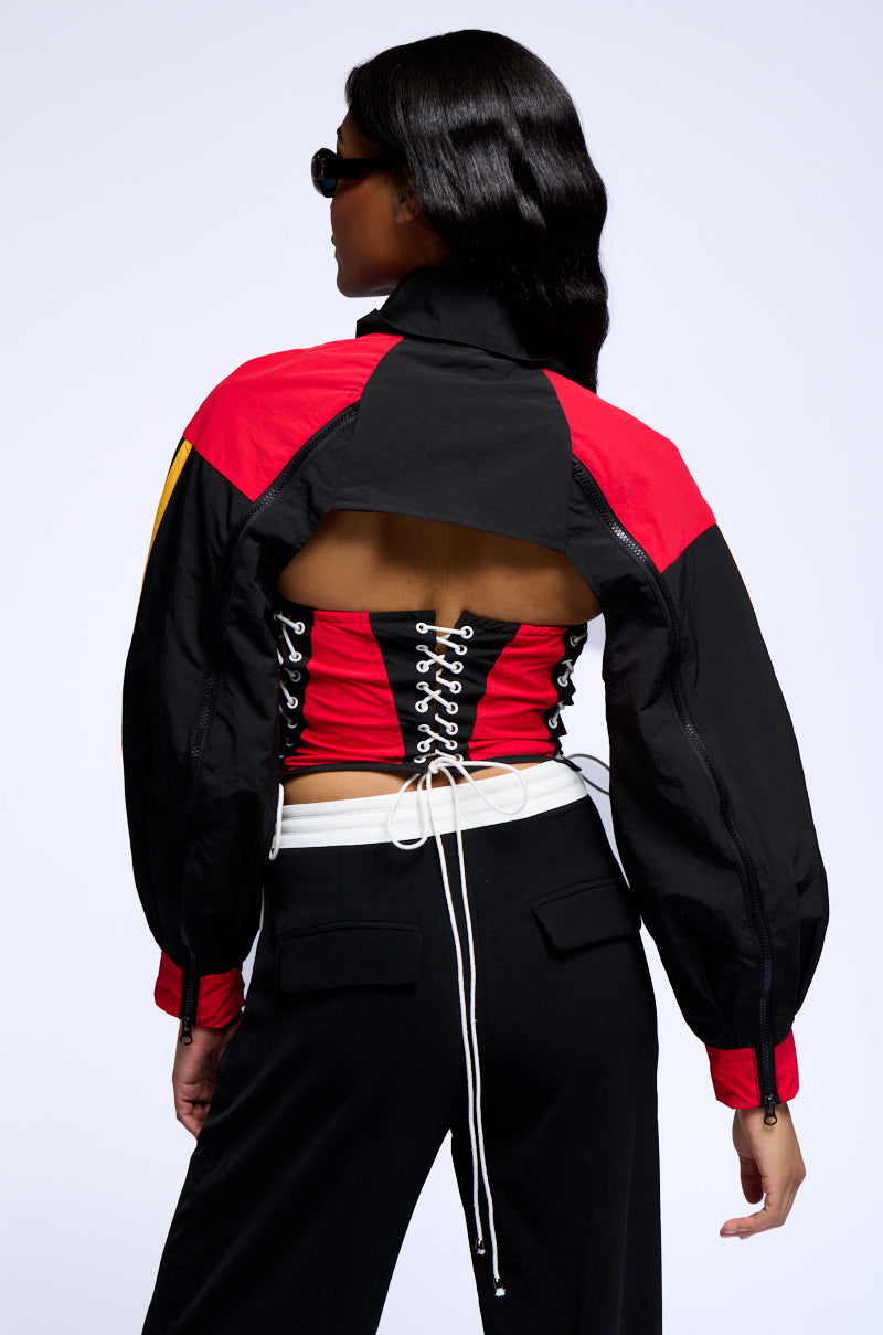 NEED FOR SPEED ZIP BOLERO JACKET