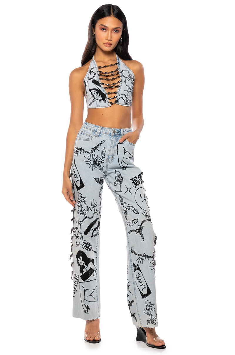 NEW INK RELAXED DENIM JEANS