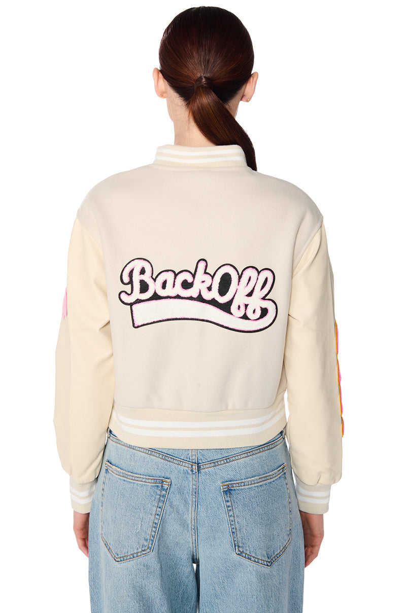 OKAY TONAL VARSITY BOMBER