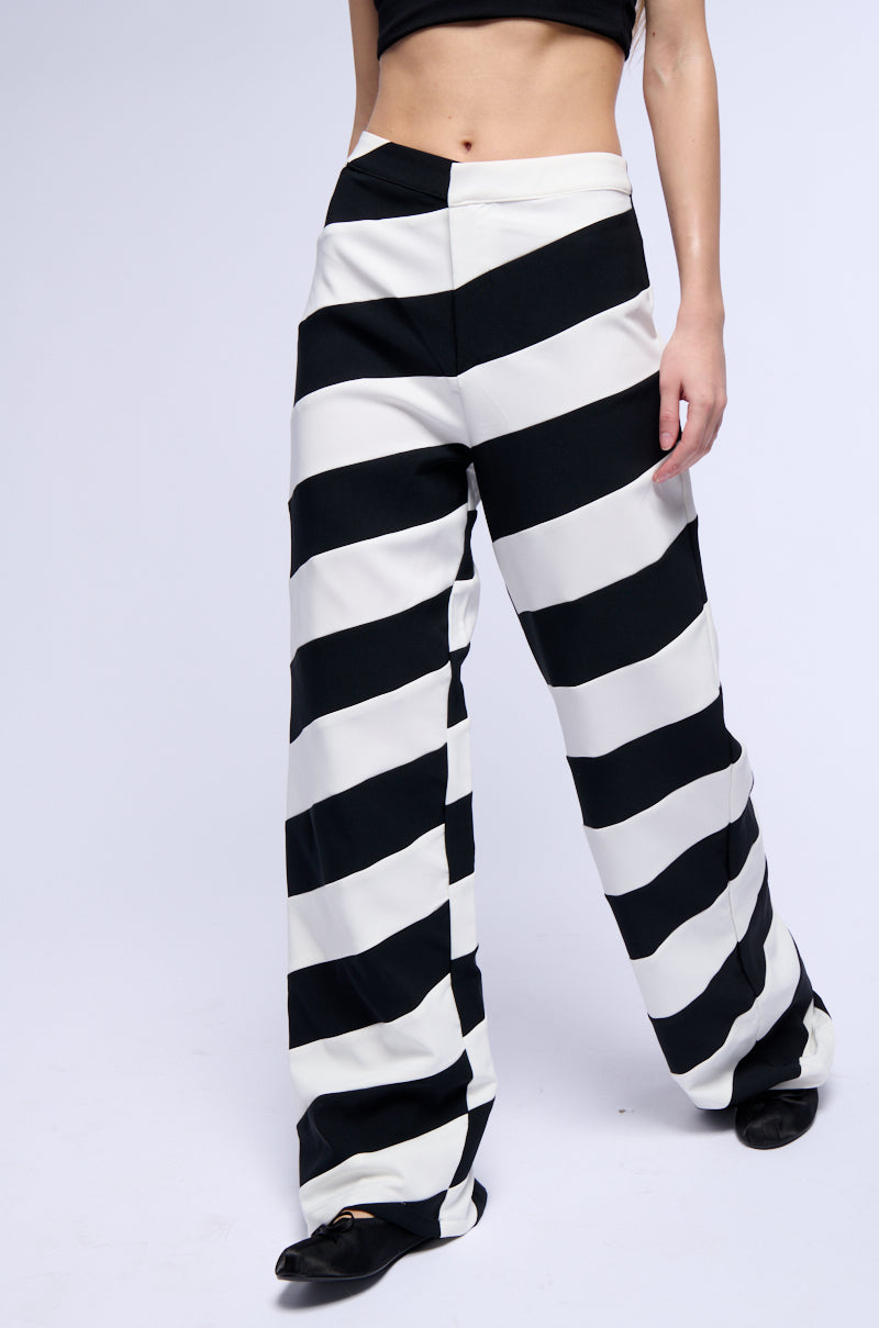 OUT OF MY SYSTEM WIDE LEG TROUSER