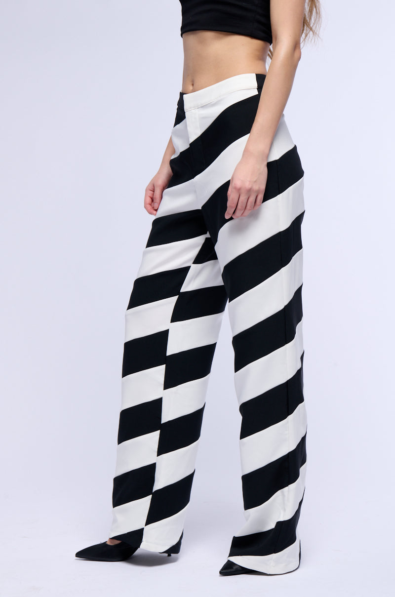 OUT OF MY SYSTEM WIDE LEG TROUSER