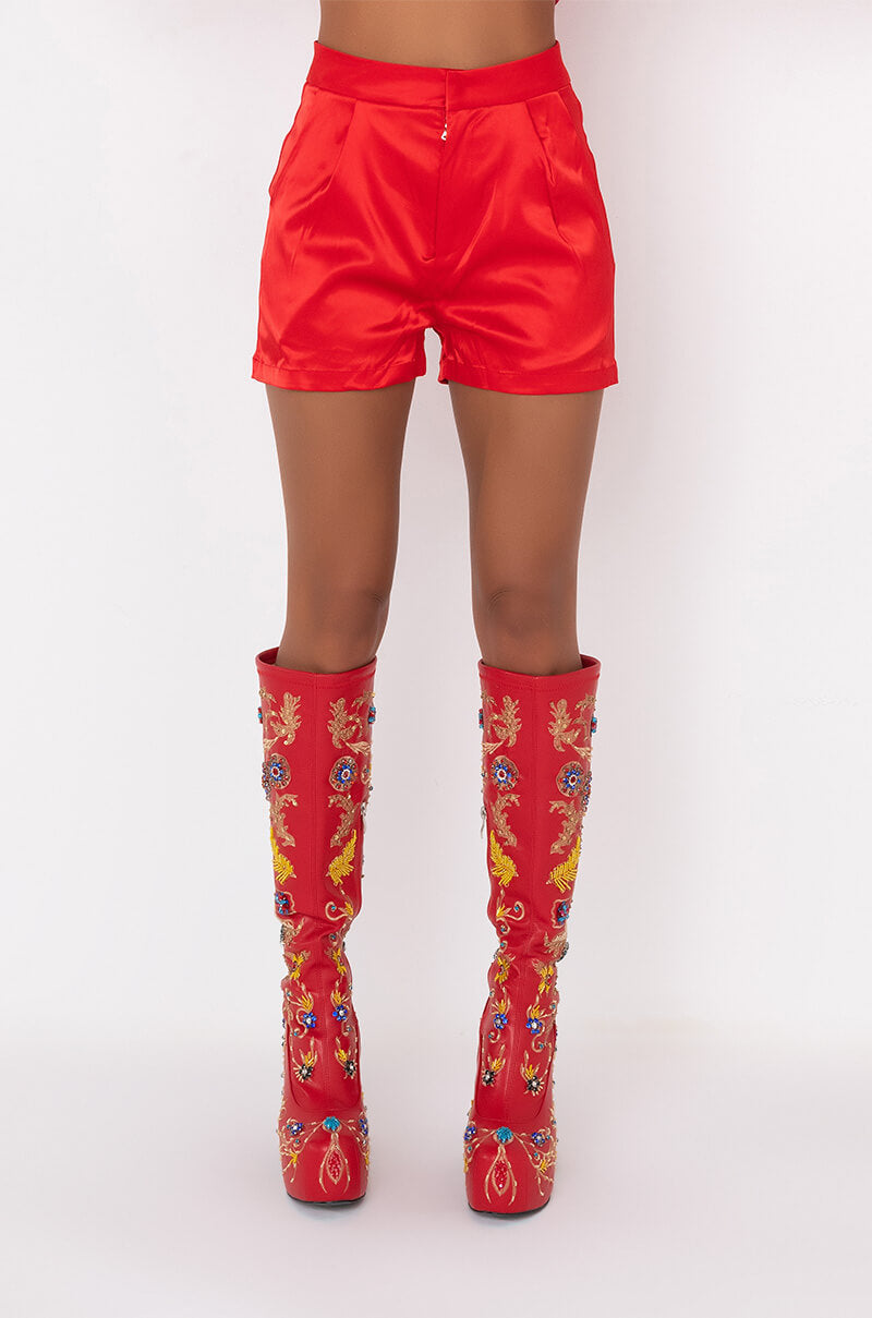 PASSIONE SATIN SHORTS