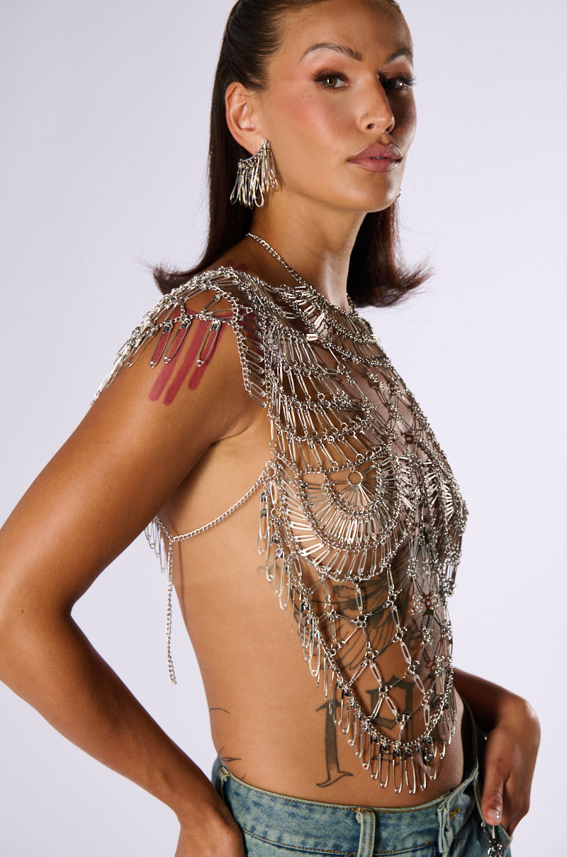 PINS & NEEDLES SLEEVELESS FASHION TOP