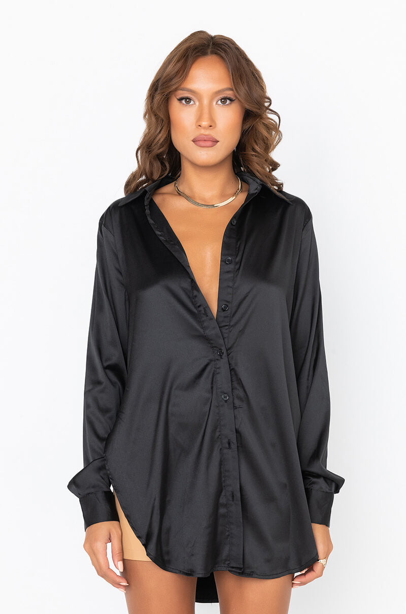 READY FOR ANY OCCASION SATIN SHIRT