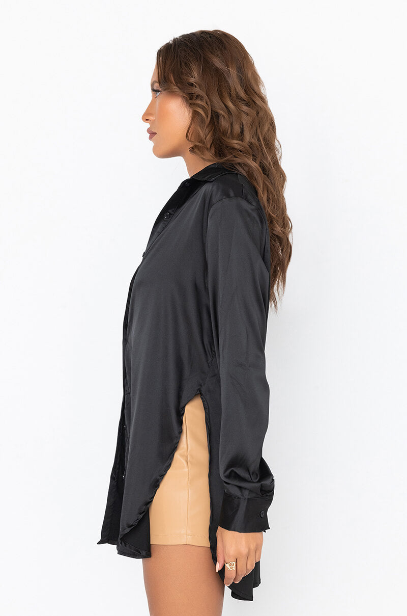 READY FOR ANY OCCASION SATIN SHIRT