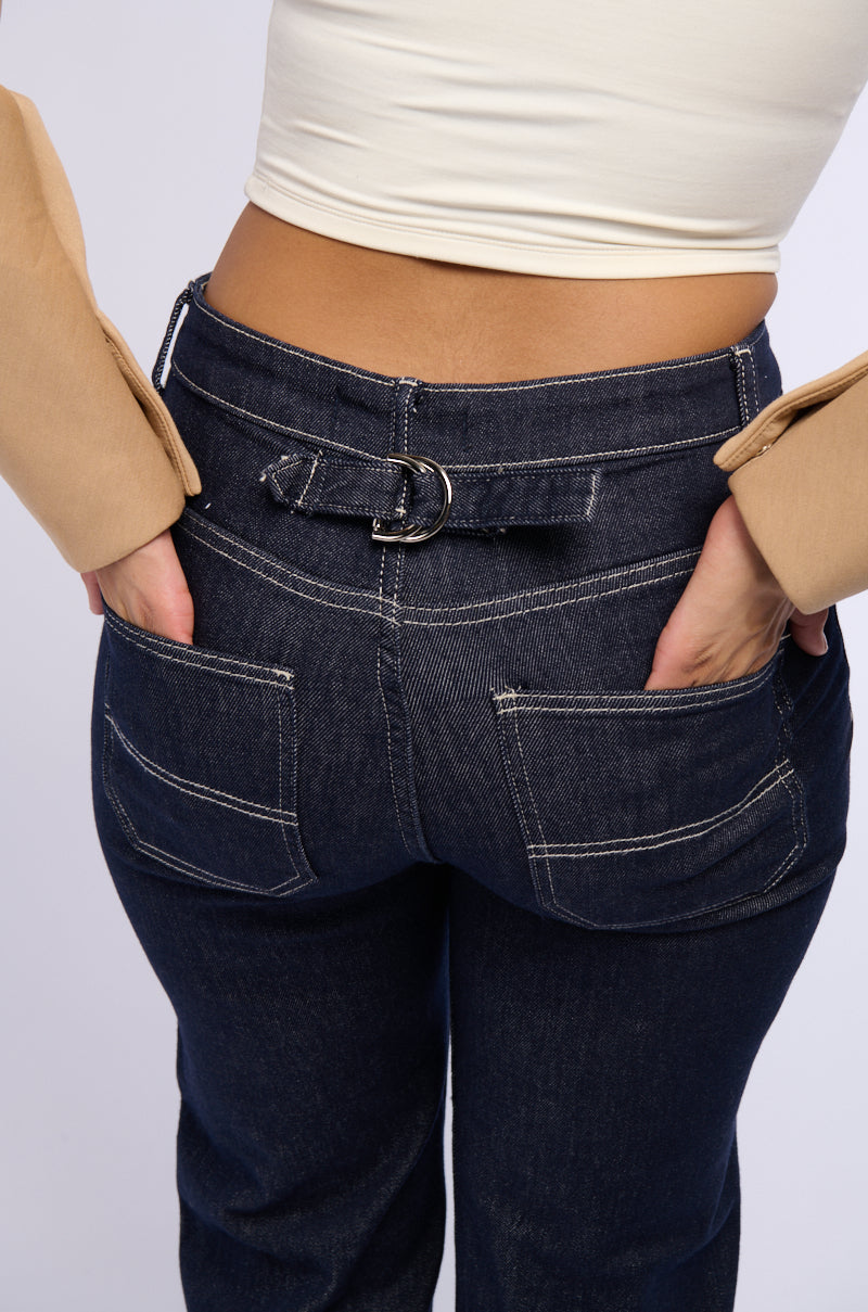 RILEY CUFFED HEM RELAXED FIT DENIM