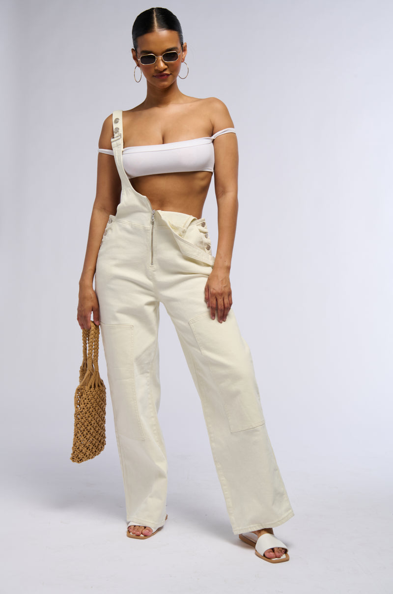 RISE UP DENIM OVERALLS