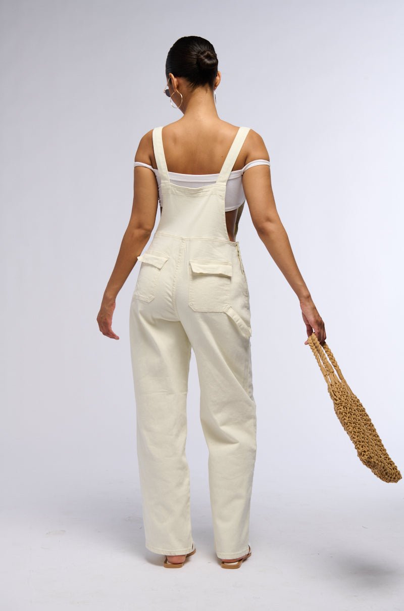 RISE UP DENIM OVERALLS