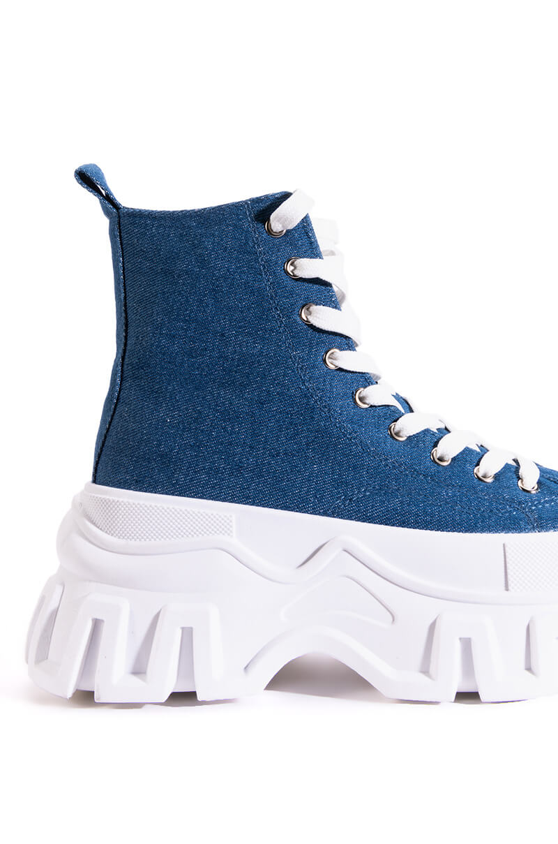 ROLLIN HIGH SHAFT DENIM SNEAKER
