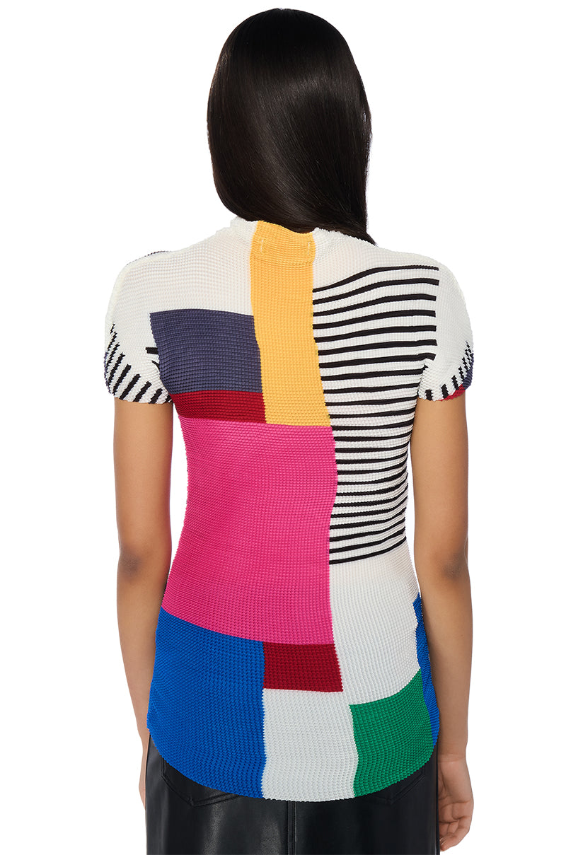 SO RETRO STRETCHY MINI DRESS