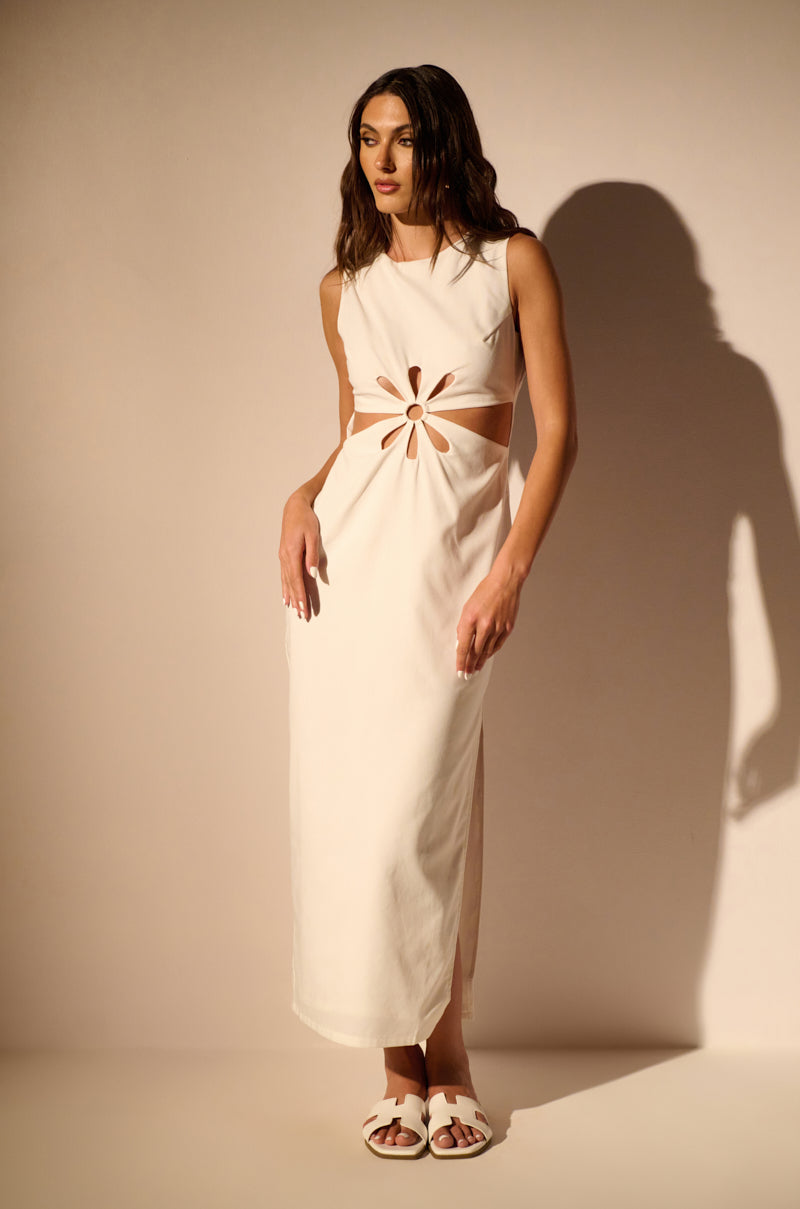 SOFIA LINEN MAXI DRESS