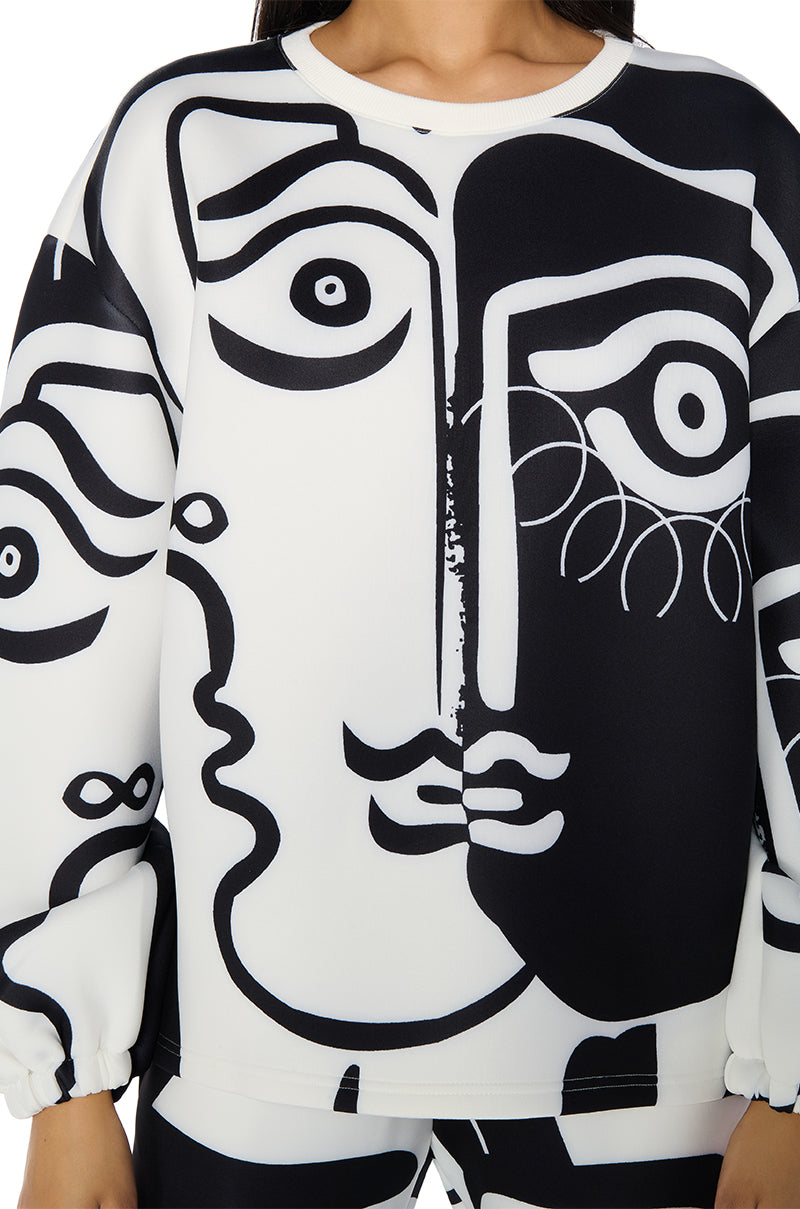 SOMEBODY I USED TO KNOW PULL OVER SWEATSHIRT