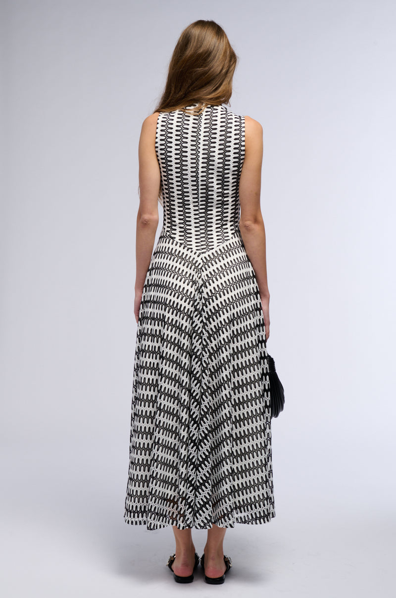 SWEET AND SOPHISTICATED CROCHET MAXI DRESS