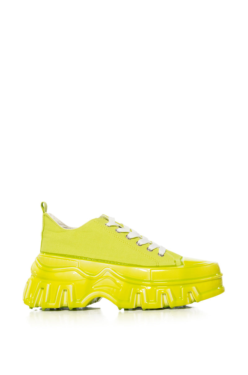 THE BLOG LIME SNEAKER