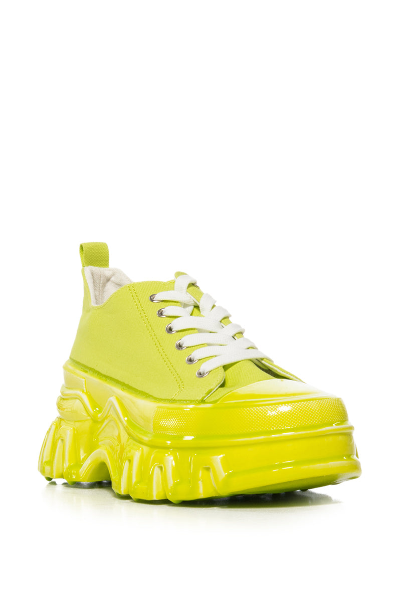 THE BLOG LIME SNEAKER
