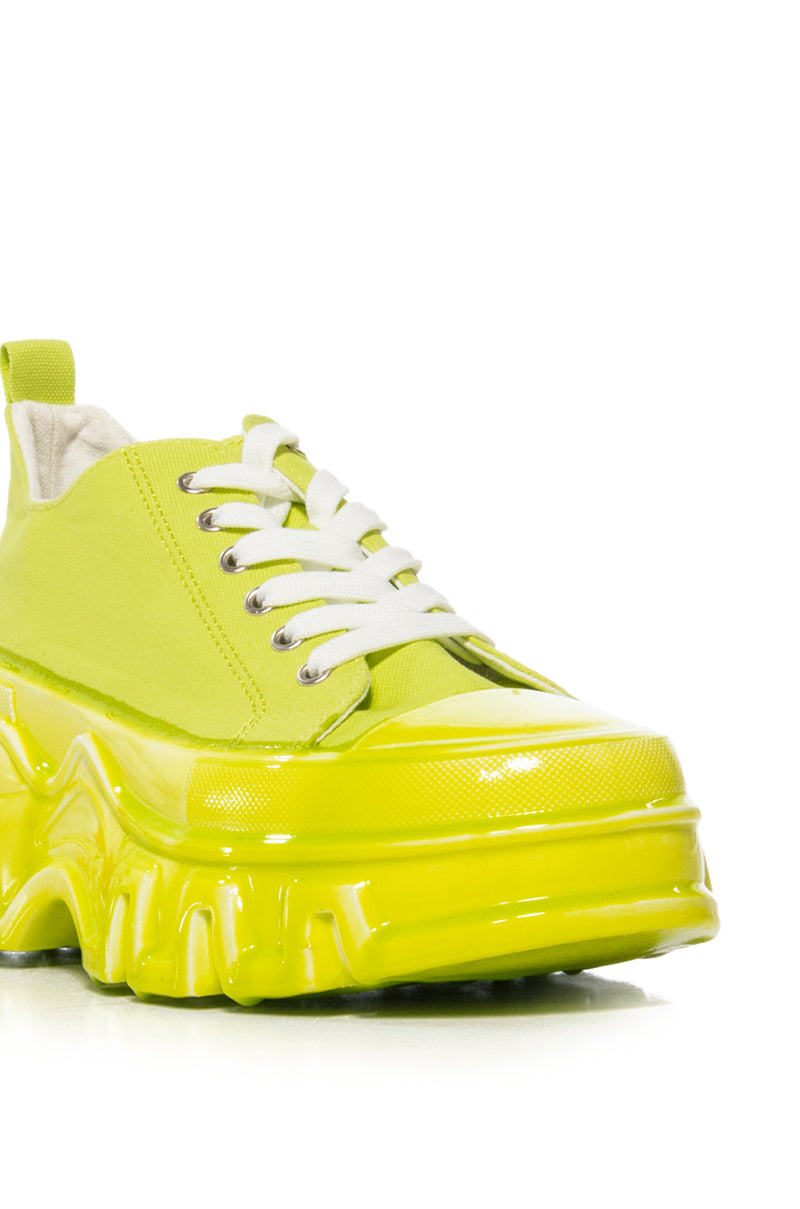 THE BLOG LIME SNEAKER