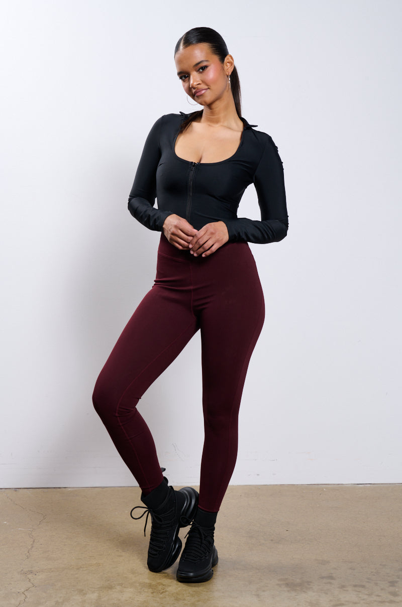 THE TIGHTER THE BETTER ZIP UP SWEATSHIRT