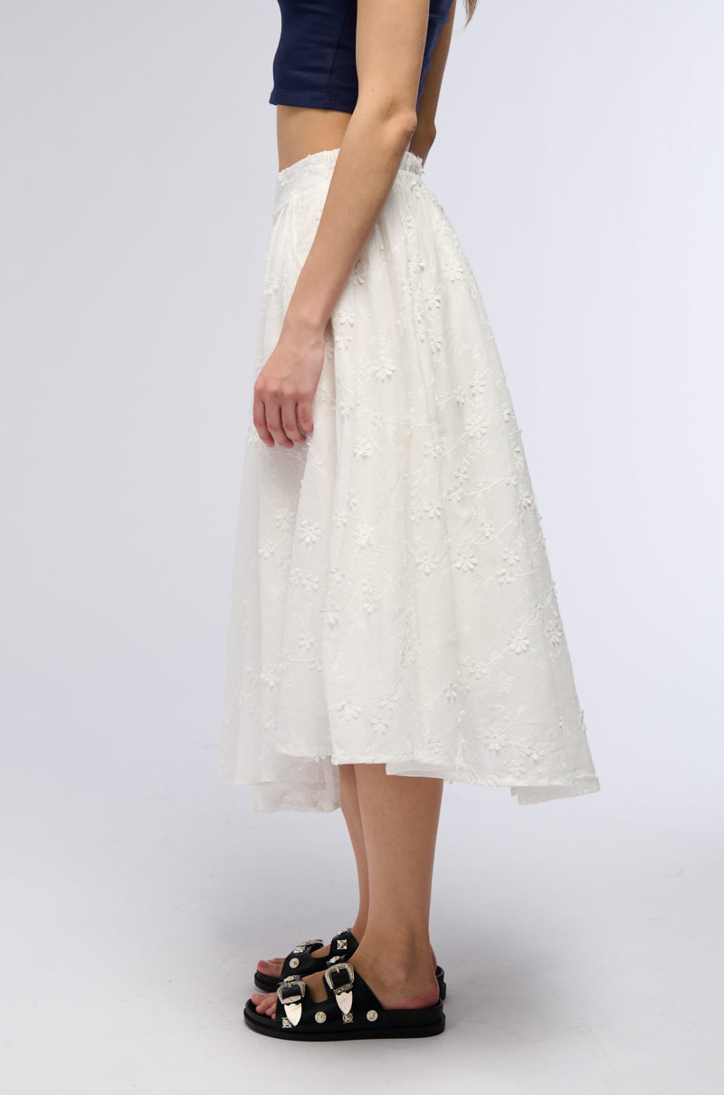 TOO EASY FLOWY MIDI SKIRT