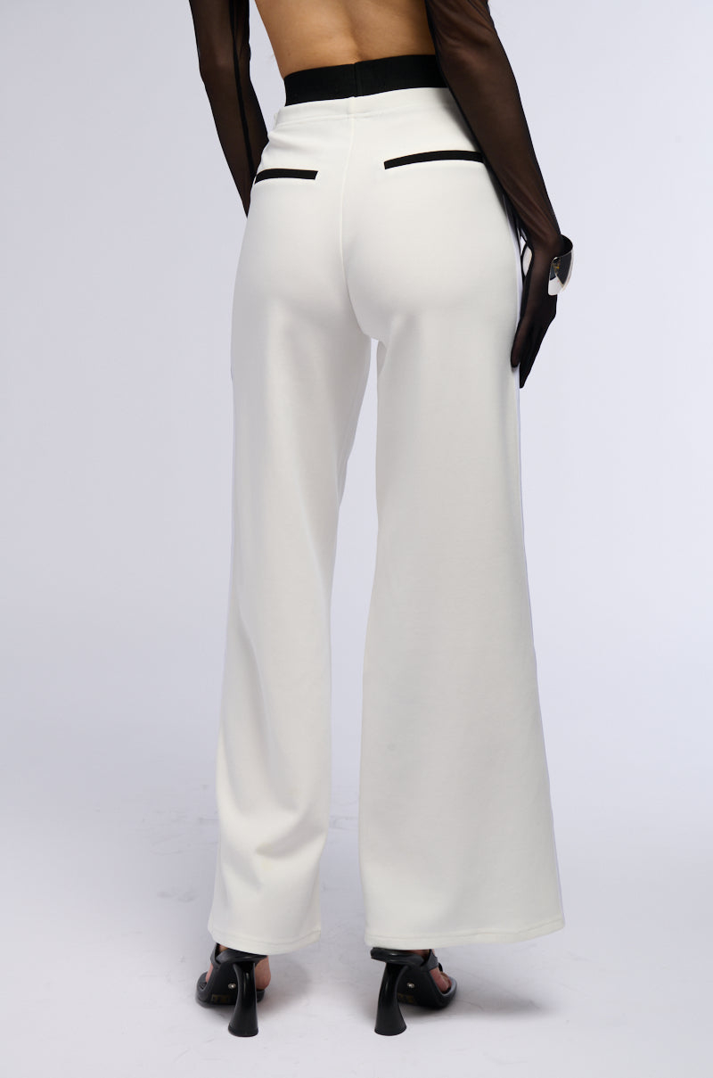 VARSITY LEAGUE STRIPED WOVEN ELASTIC TROUSER